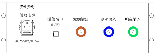 變壓器繞組變形測(cè)試儀后面板圖